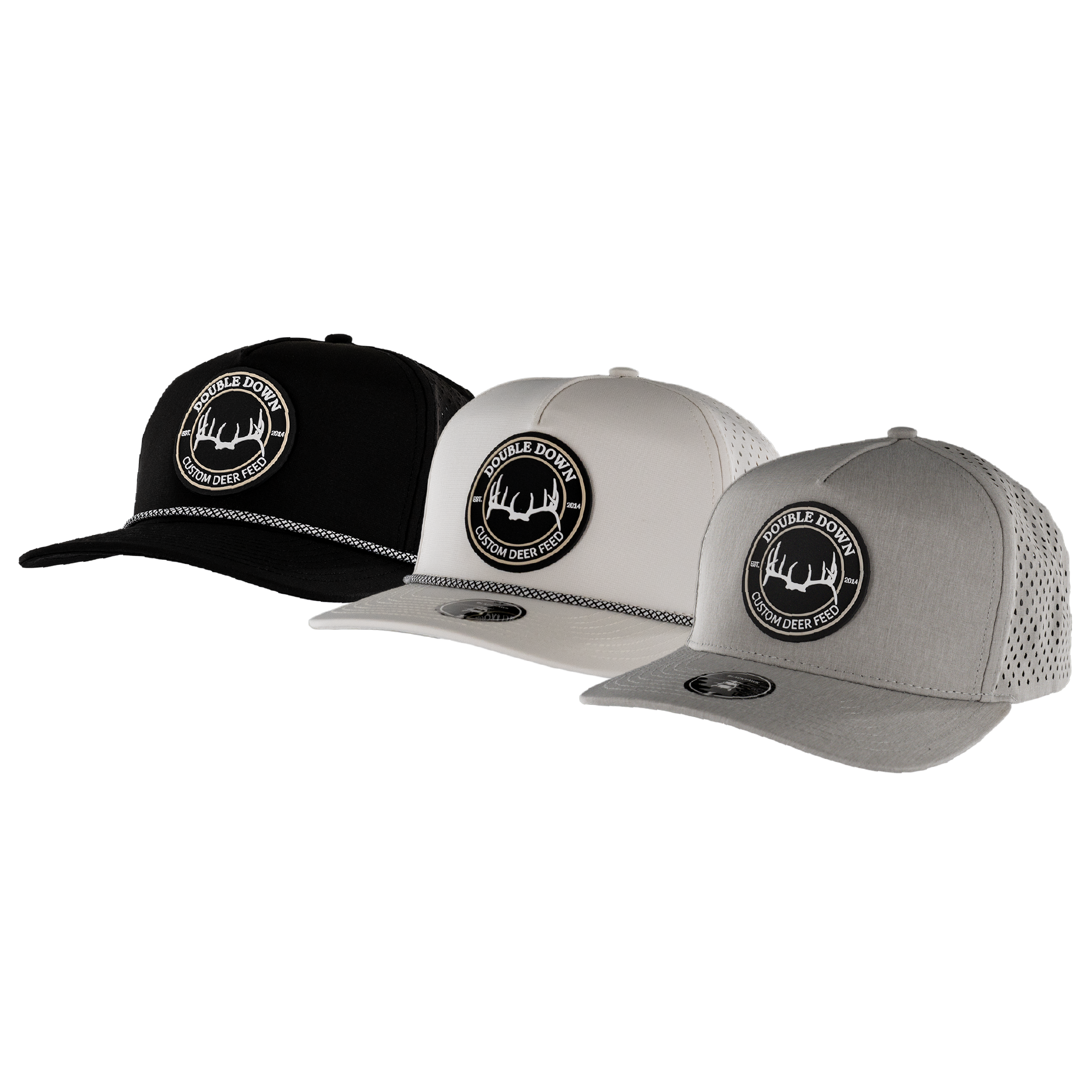 【GENERALIDEA】UNISEX Deer Felt Patch Ball Cap Heritage Pride Hat Deer Heartbeat Mens Mesh Back Trucker Hat