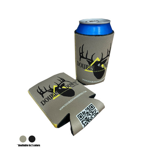 Neoprene koozie double down deer feed