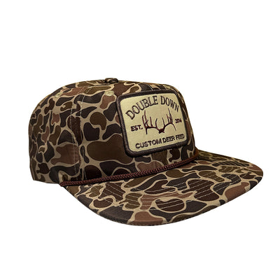 Branded Double Down Big Head Rope Hat
