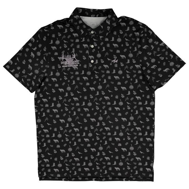 DOUBLE DOWN EMBROIDERED TWO DOVE POLOS