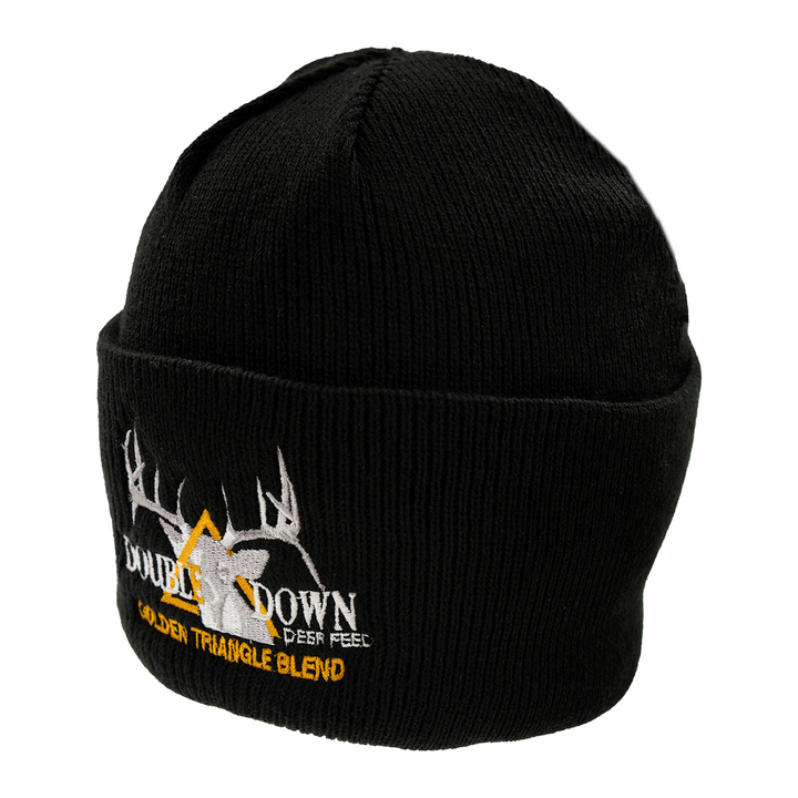 3D BRANDED DOUBLE DOWN BEANIE