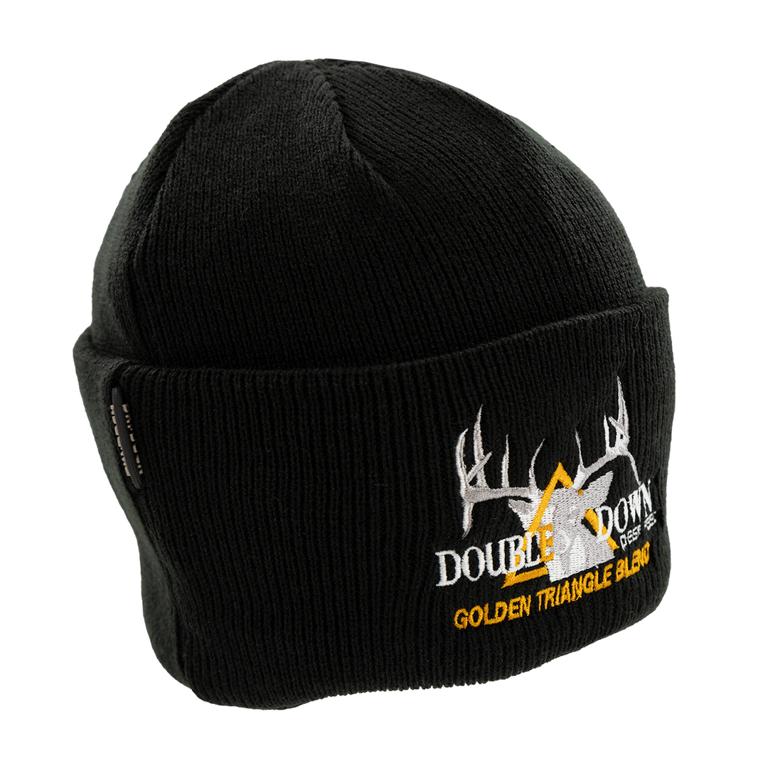 3D BRANDED DOUBLE DOWN BEANIE