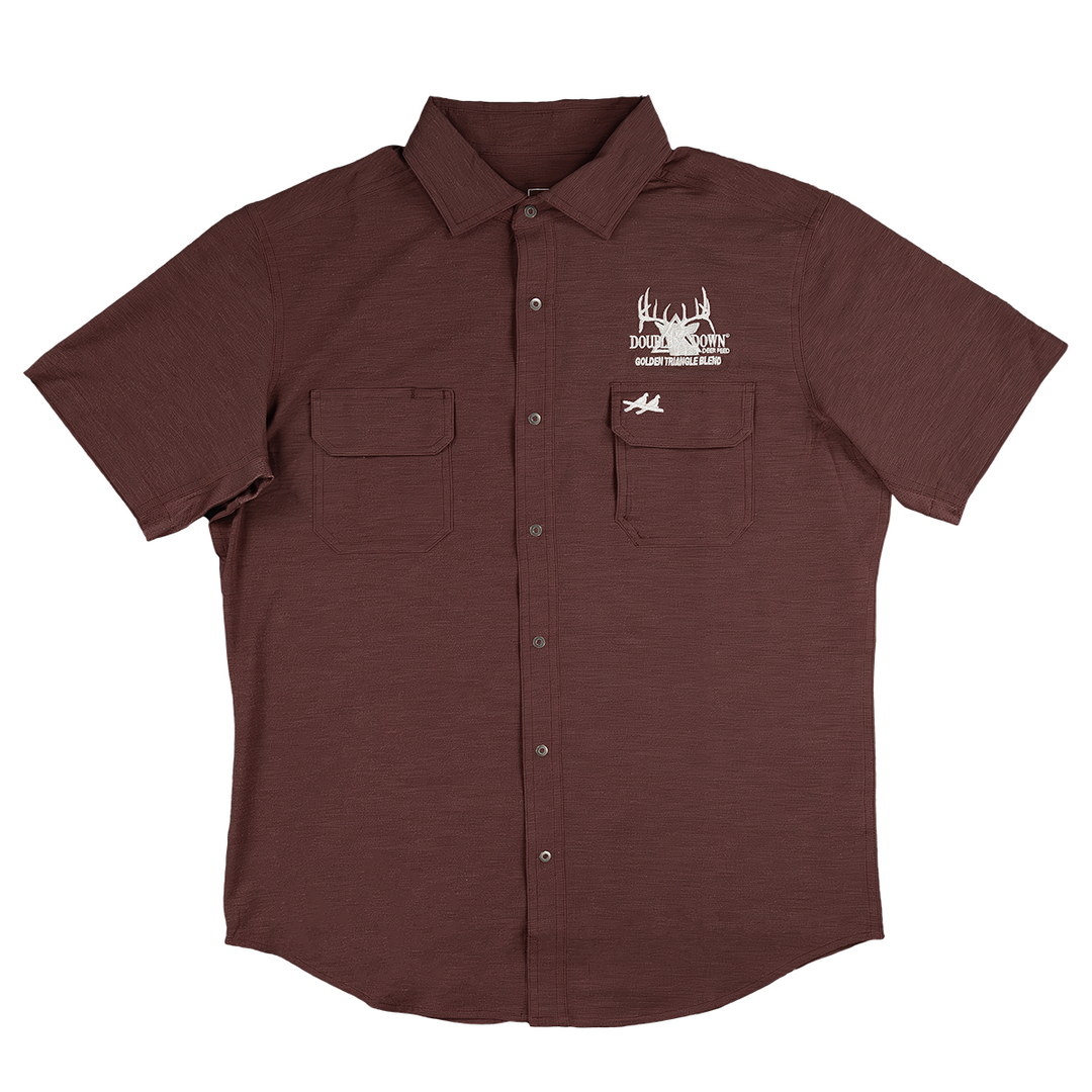 DOUBLE DOWN EMBROIDERED TWO DOVE SHIRTS