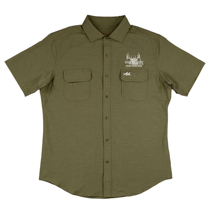 DOUBLE DOWN EMBROIDERED TWO DOVE SHIRTS