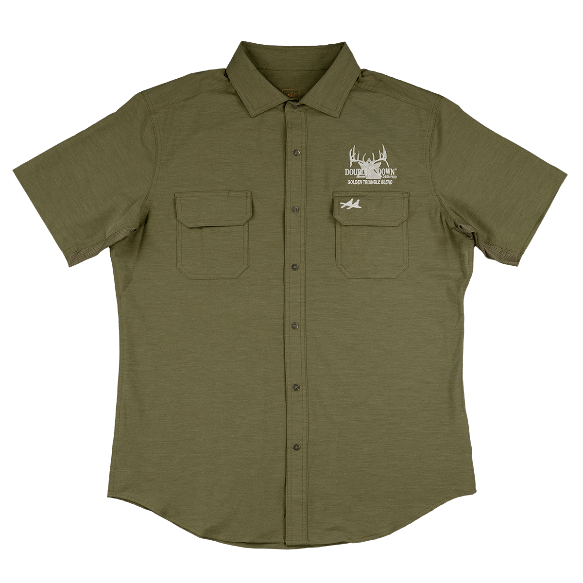 Double Down Embroidered Two Dove Shirts