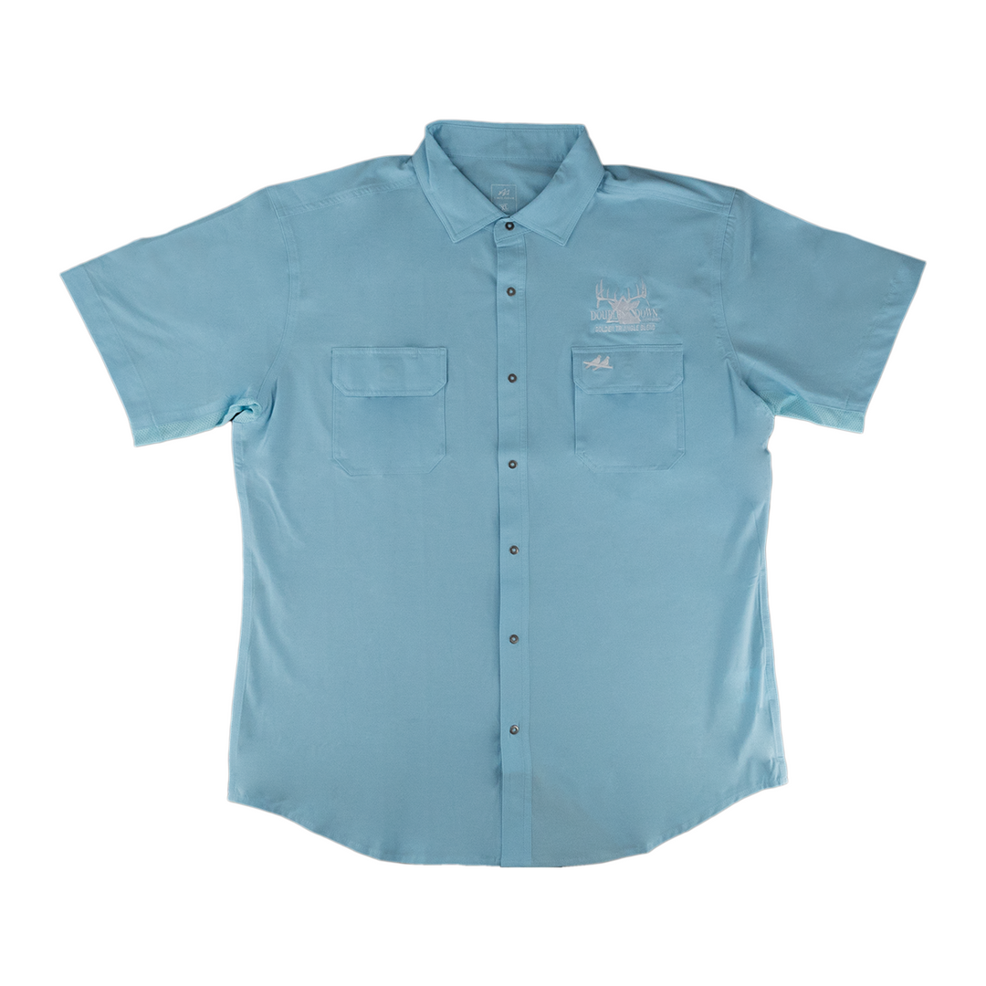DOUBLE DOWN EMBROIDERED TWO DOVE SHIRTS