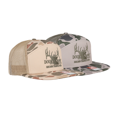Branded 7 Panel Camo Hat