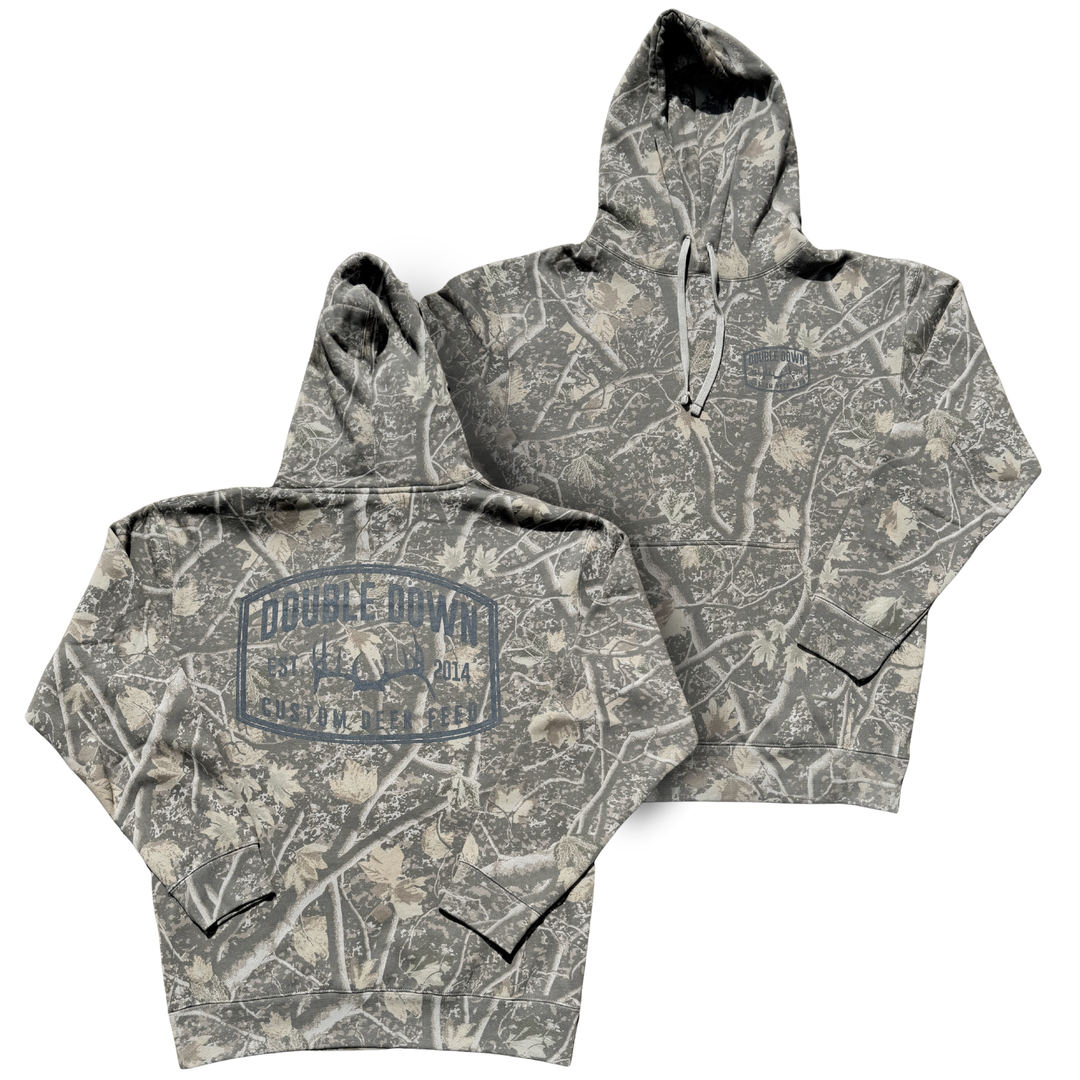 DOUBLE DOWN SKULL CAP CAMO HOODIE