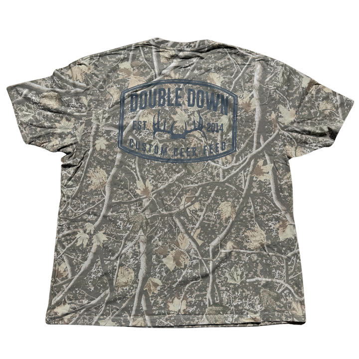 DOUBLE DOWN SKULL CAP CAMO TEE