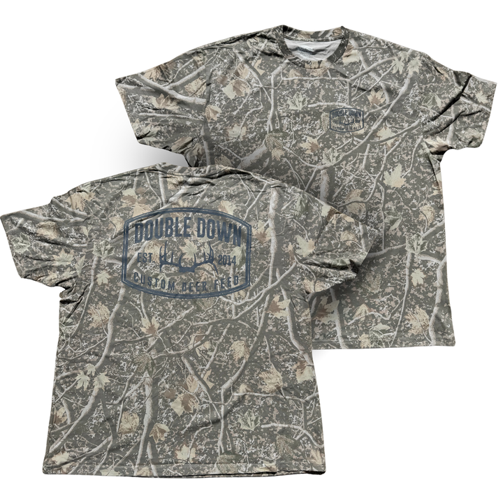 DOUBLE DOWN SKULL CAP CAMO TEE