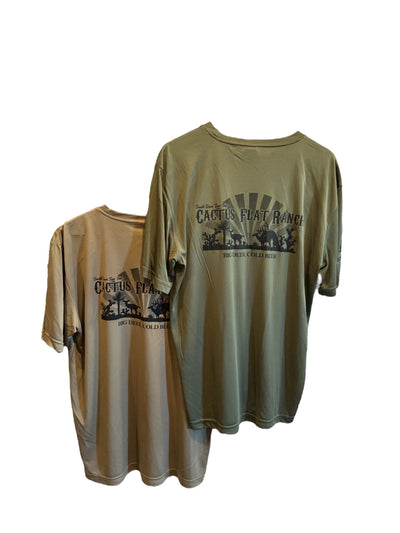 New Cactus Flat Ranch Dry Fit Short Sleeve Shirt!