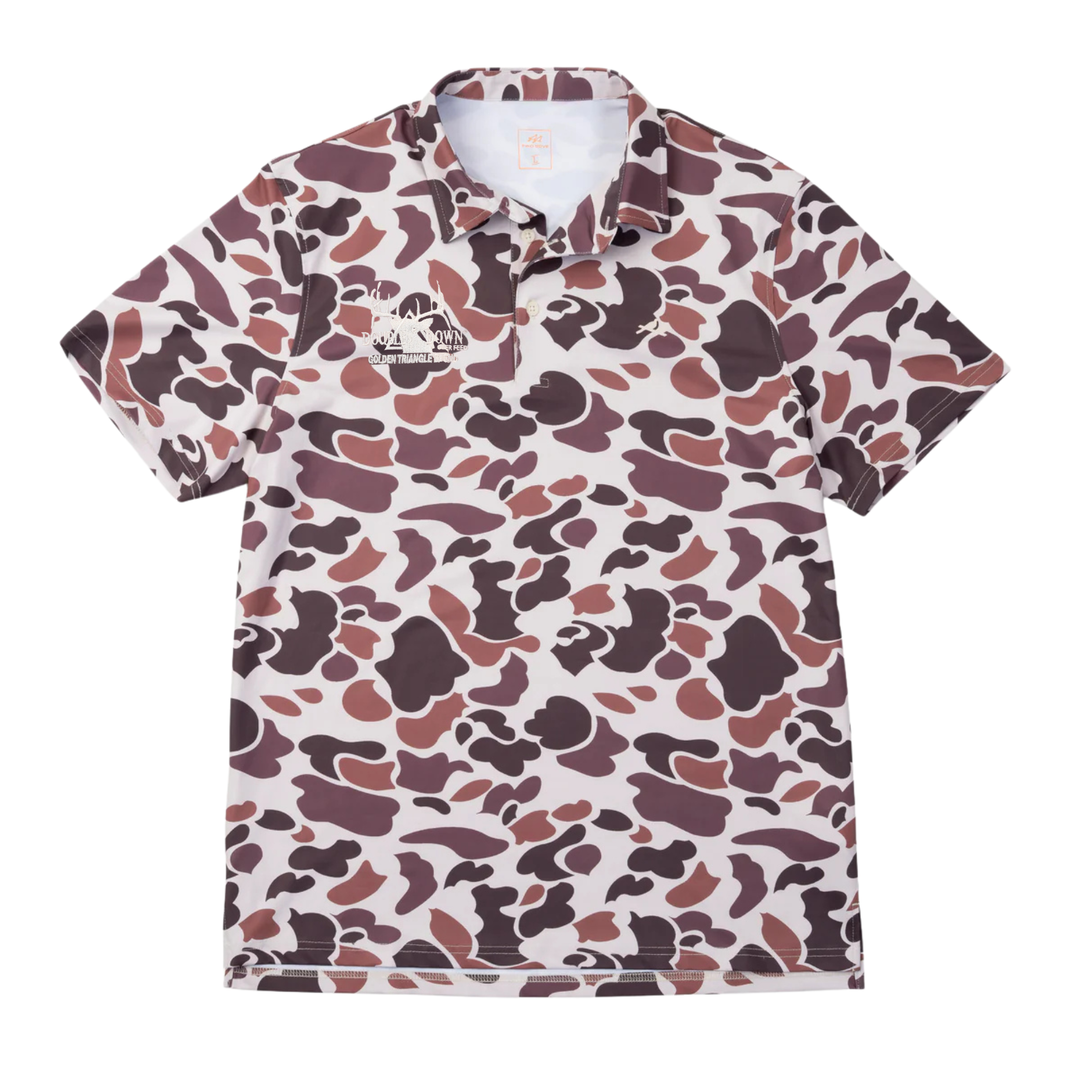 DOUBLE DOWN EMBROIDERED TWO DOVE POLOS