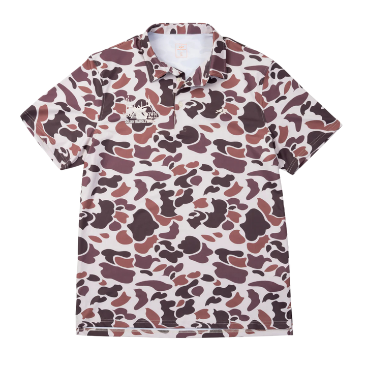 DOUBLE DOWN EMBROIDERED TWO DOVE POLOS
