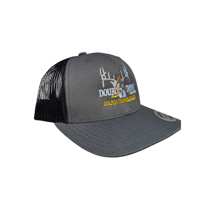 BRANDED SNAPBACK HAT: CHARCOAL EDITION