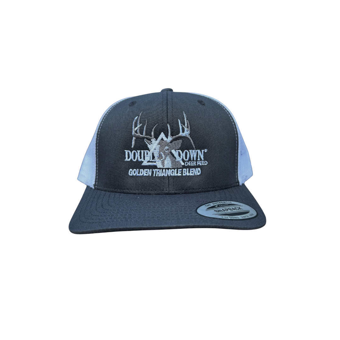 BRANDED SNAPBACK HAT: CHARCOAL EDITION
