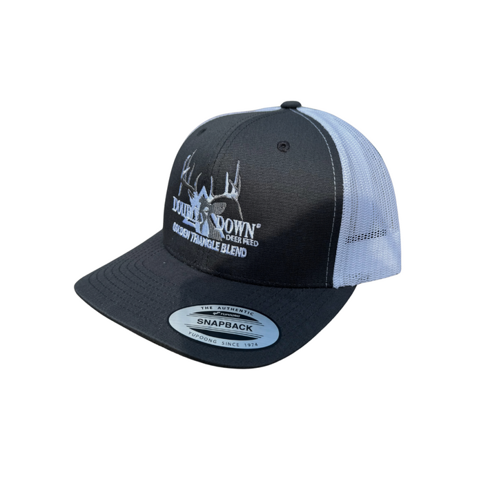 BRANDED SNAPBACK HAT: CHARCOAL EDITION