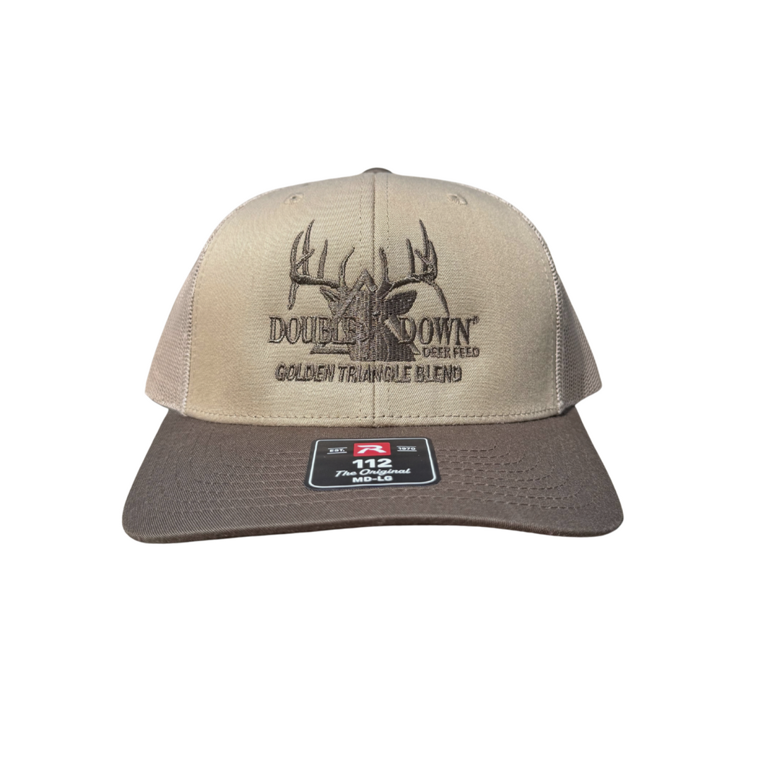 BRANDED TRUCKER HAT: TWO-TONE EARTH EDITION