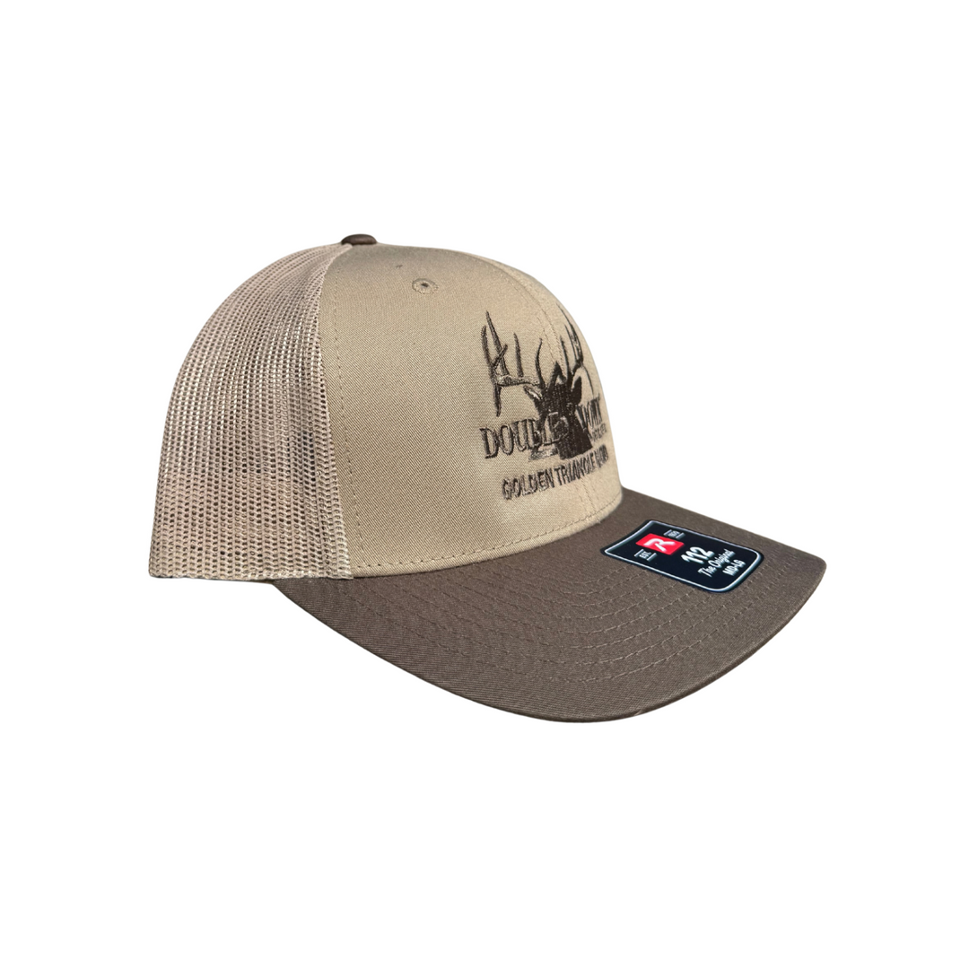 BRANDED TRUCKER HAT: TWO-TONE EARTH EDITION