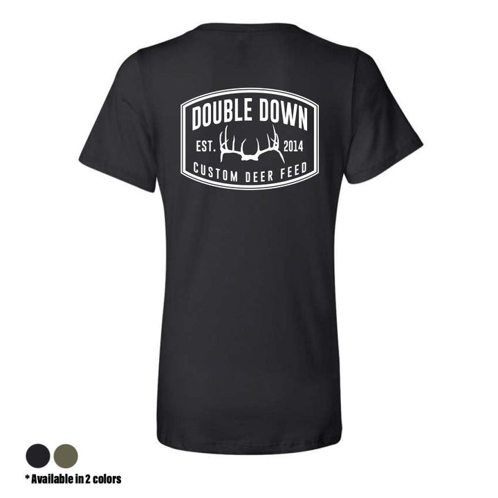WOMEN'S SKULL CAP V-NECK