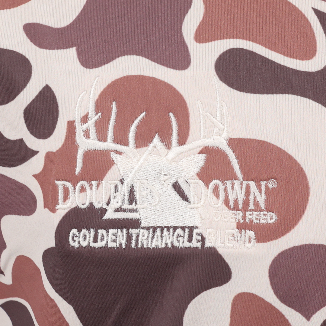 DOUBLE DOWN EMBROIDERED TWO DOVE POLOS