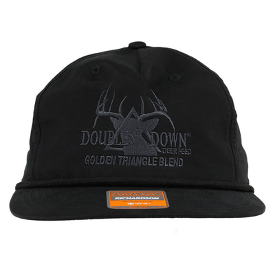 Double Down Branded Flat Bill Rope Hat