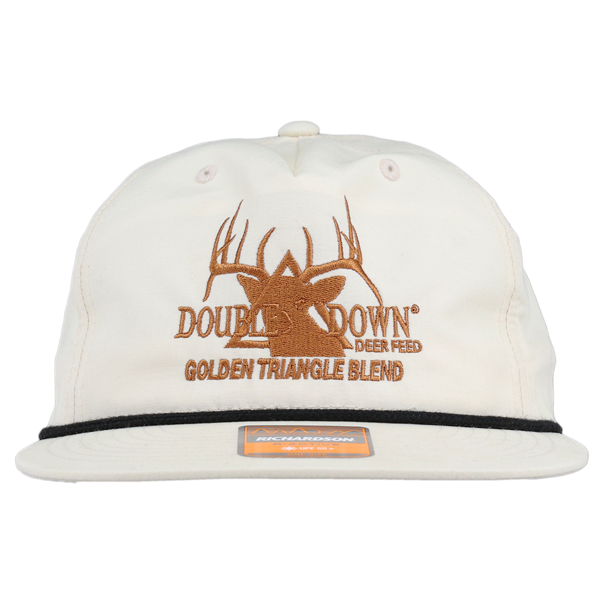 Double Down Branded Flat Bill Rope Hat