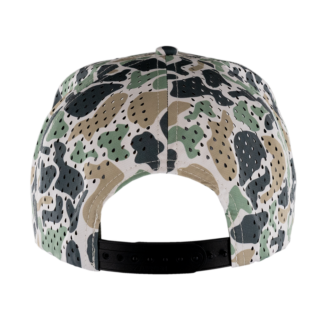 RUBBER SKULL CAP PATCH - CAMO PERFORMANCE HAT