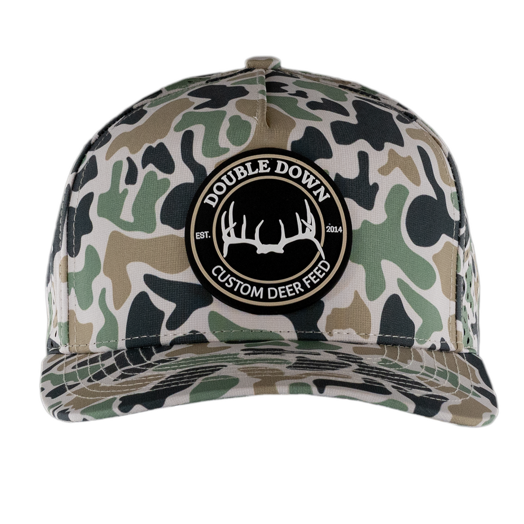 RUBBER SKULL CAP PATCH - CAMO PERFORMANCE HAT