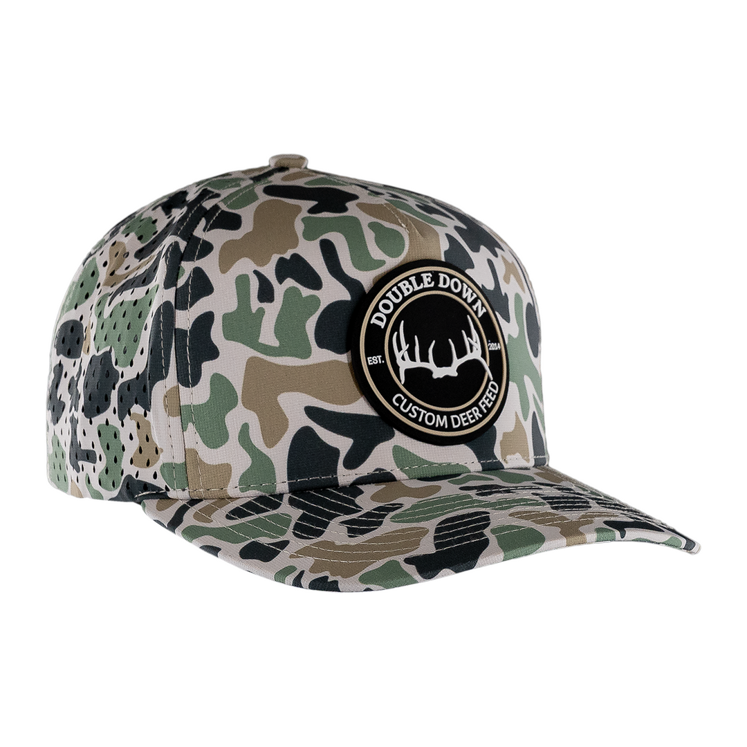 RUBBER SKULL CAP PATCH - CAMO PERFORMANCE HAT