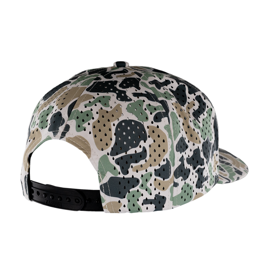 RUBBER SKULL CAP PATCH - CAMO PERFORMANCE HAT