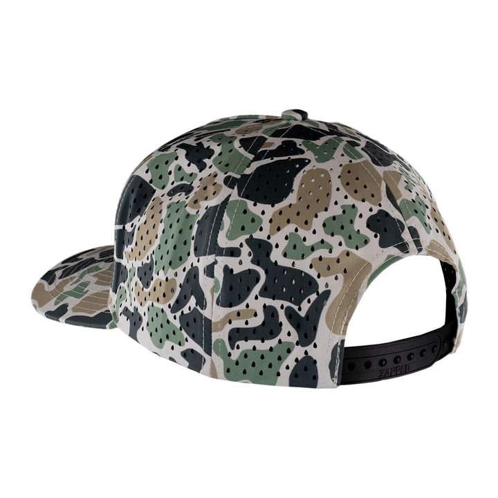 RUBBER SKULL CAP PATCH - CAMO PERFORMANCE HAT