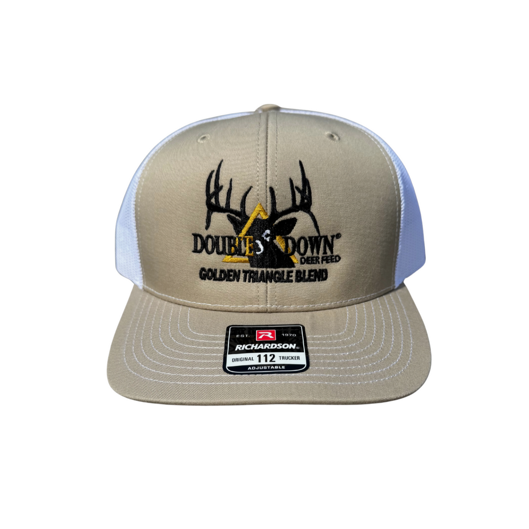 BRANDED SNAPBACK - KHAKI/WHITE
