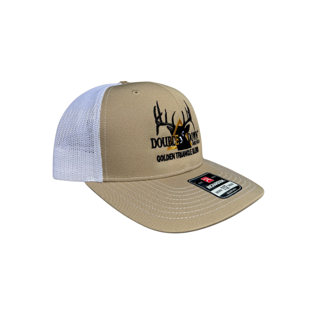 BRANDED SNAPBACK - KHAKI/WHITE