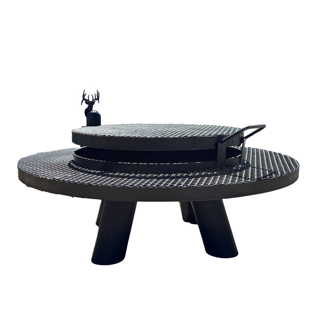 CUSTOM BUILT DOUBLE DOWN FIREPIT