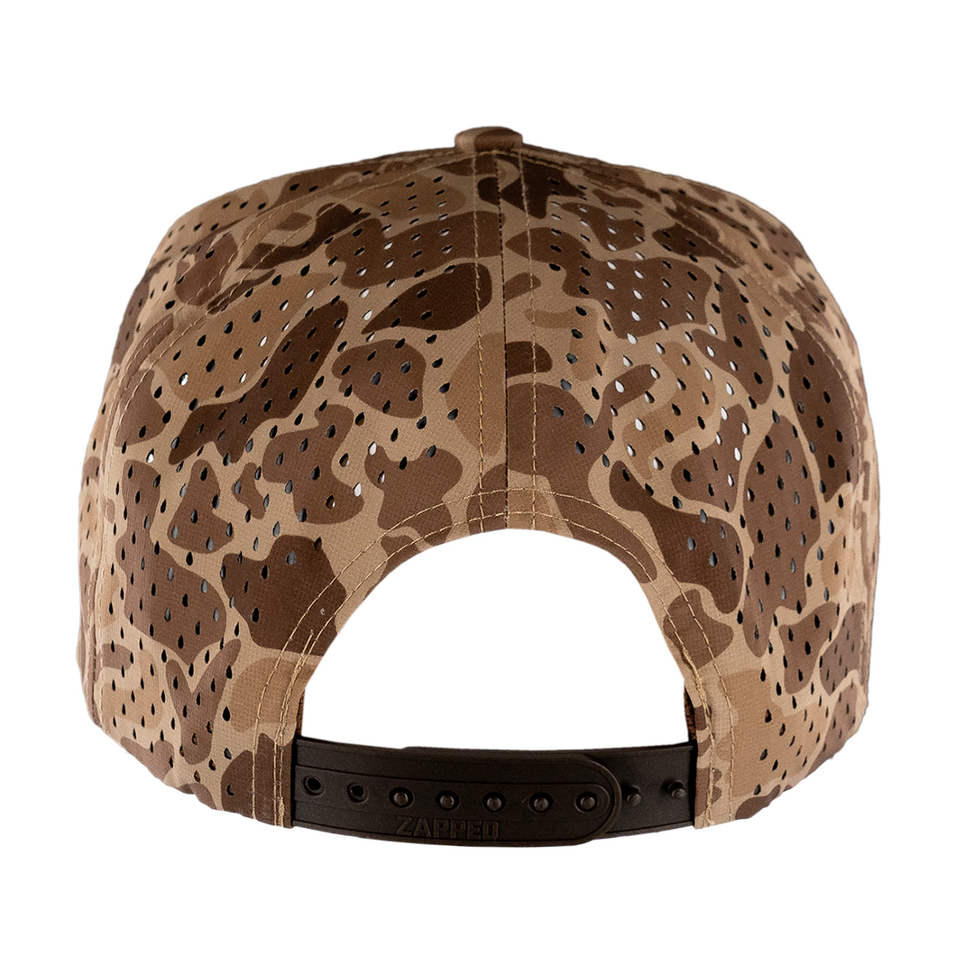 RUBBER SKULL CAP PATCH - CAMO PERFORMANCE HAT