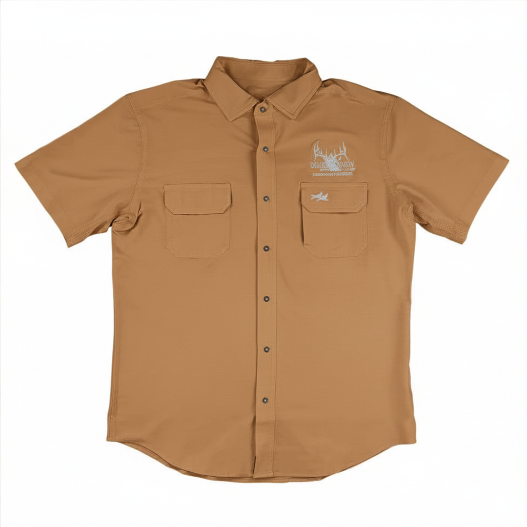 DOUBLE DOWN EMBROIDERED TWO DOVE SHIRTS