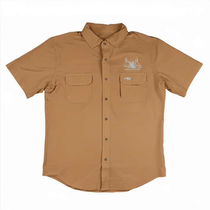 DOUBLE DOWN EMBROIDERED TWO DOVE SHIRTS