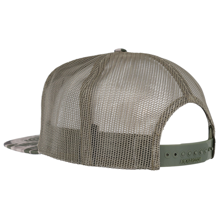 BRANDED 7 PANEL CAMO HAT