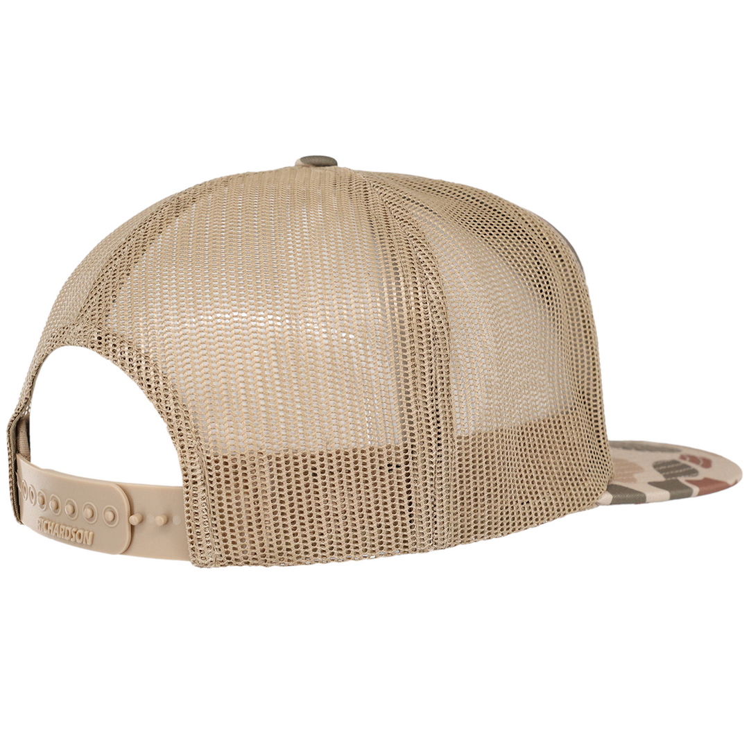 BRANDED 7 PANEL CAMO HAT
