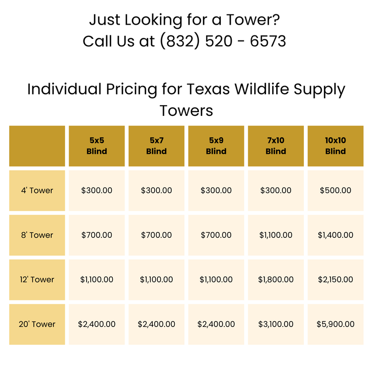TEXAS WILDLIFE SUPPLY BLINDS