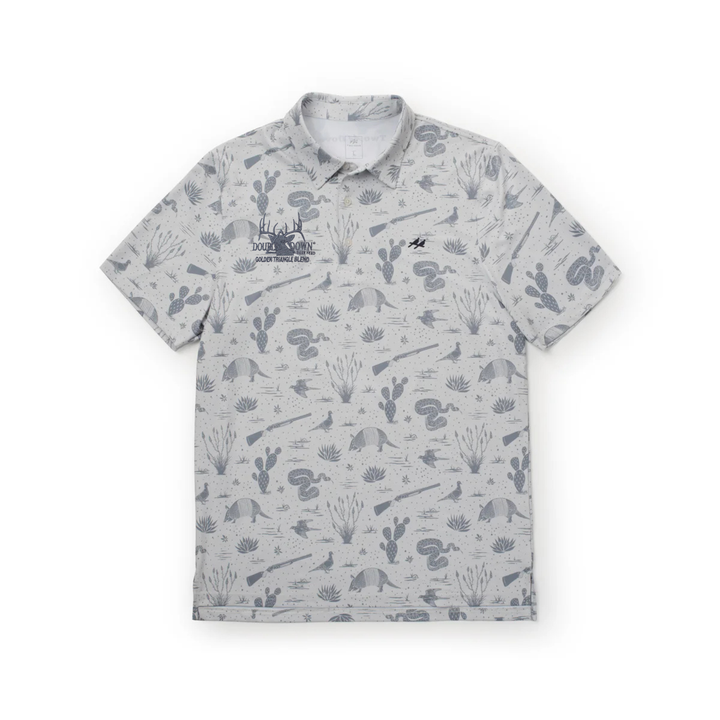 DOUBLE DOWN EMBROIDERED TWO DOVE POLOS