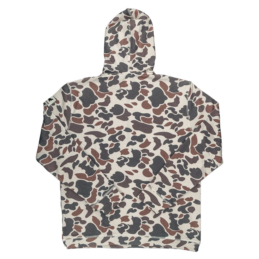 TWO DOVE & DOUBLE DOWN CAMO HOODIE