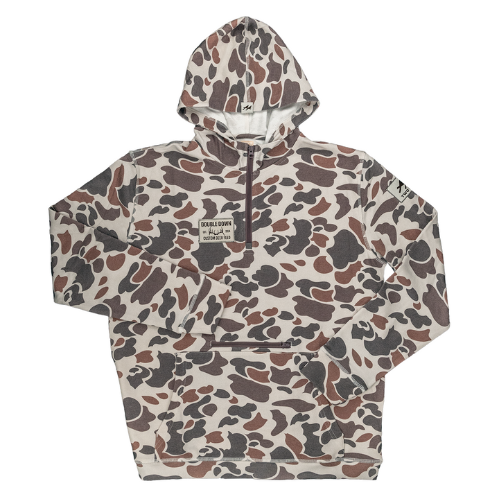 TWO DOVE & DOUBLE DOWN CAMO HOODIE