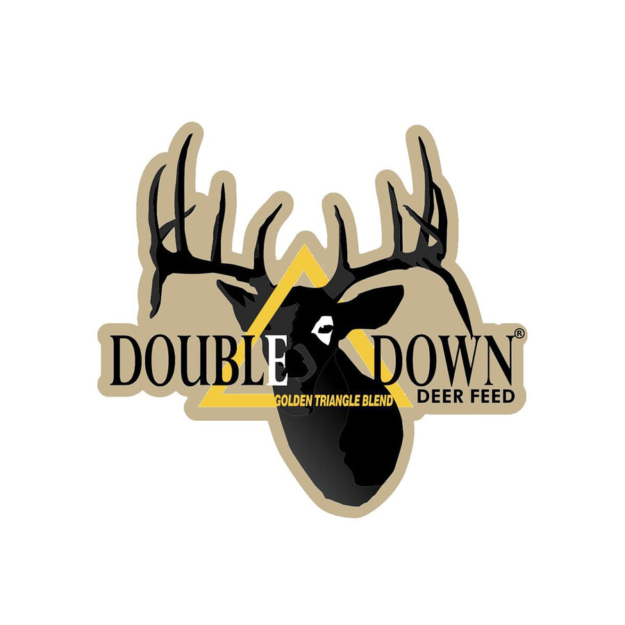DOUBLE DOWN DECAL – Double Down Deer Feed